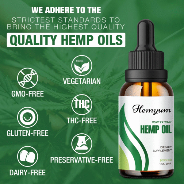 (2-Pack) Hemp Oil Drops High Potency - for Sleep,Pain - Image 4