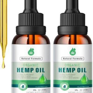 Hemp Oil Drops Premium Organic Maximum Strength