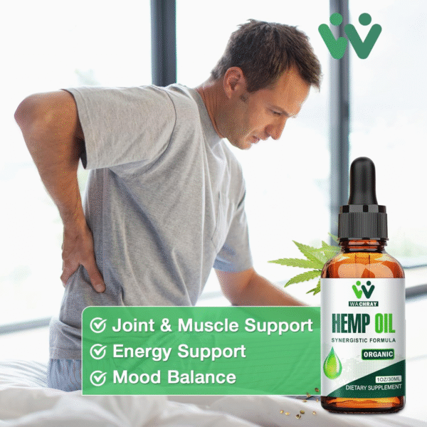 (3 Pack) Hemp Oil Drops High Potency - Maximum Strength Natural Hemp Seed Oil for Focus Calm - Image 3