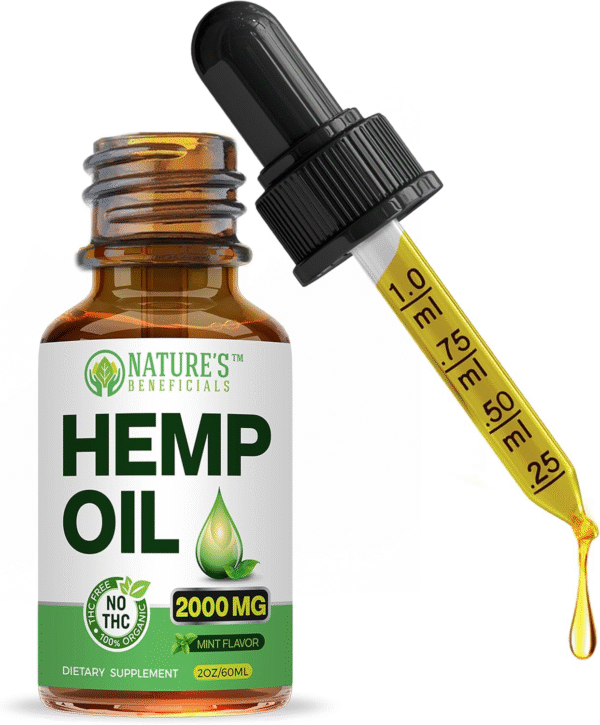 Nature's Beneficials Organic Hemp Oil Extract Drops
