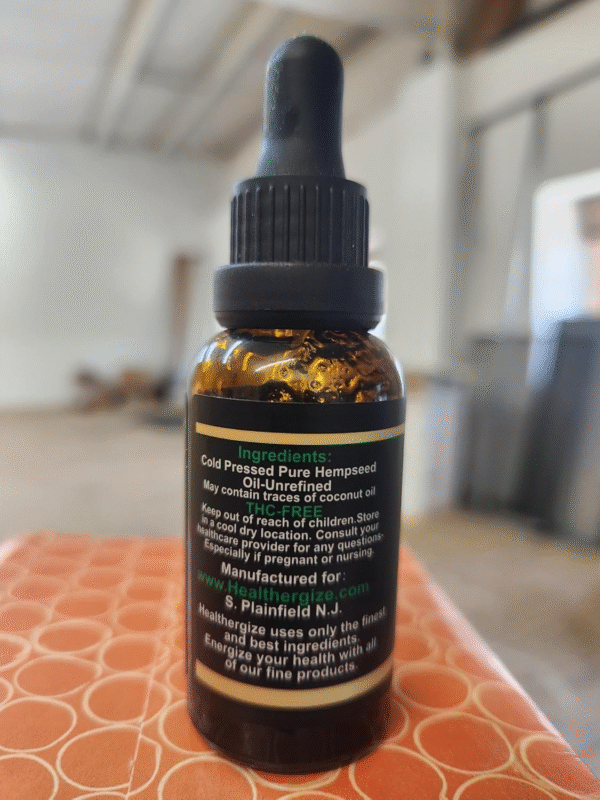 Hemp Oil Premium, Non-GMO, Unrefined with Full Flavor and Natural Benefits - Image 4