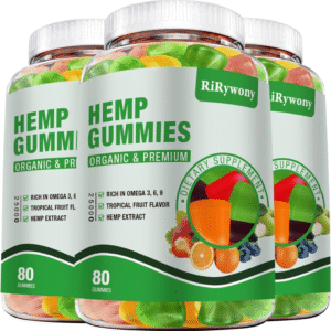 Hemp Gummies (3 Packs), High Potency Edible Gummies Extra Strength Sleep and Pain