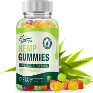 Hemp Gummies for Sleep, Pain, Anxiety - High Potency Hemp Gummy Made with Pure Organic Hemp Oil