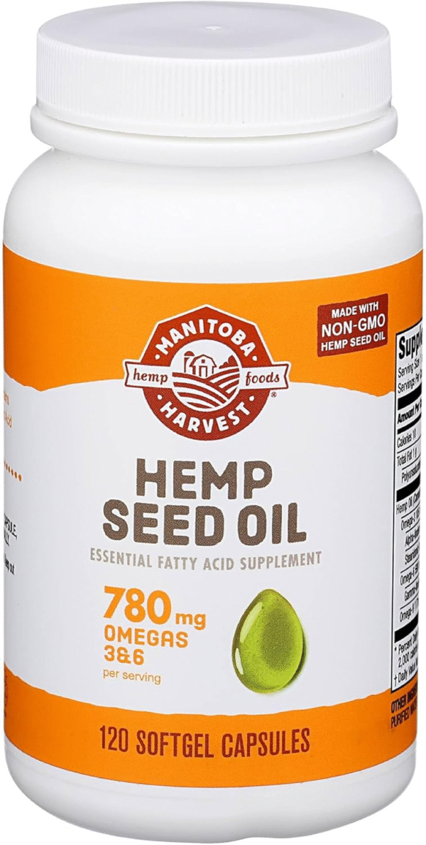 Manitoba Harvest Hemp Seed Oil Softgels