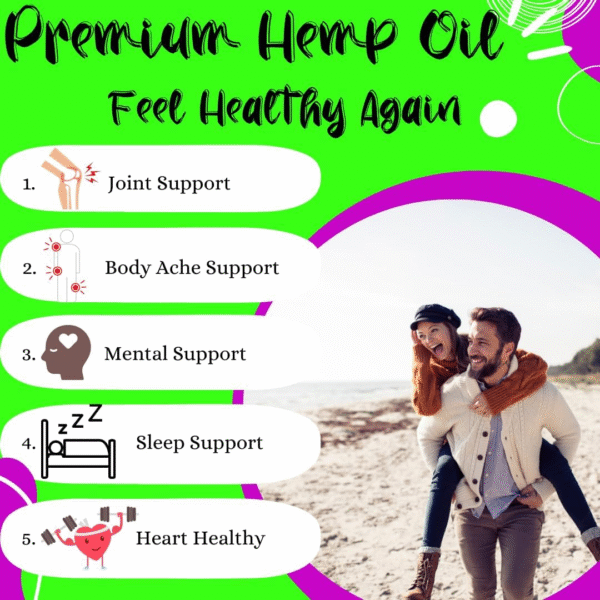 True Hemp Oil 500,00 Hemp Oil Blend - Image 2