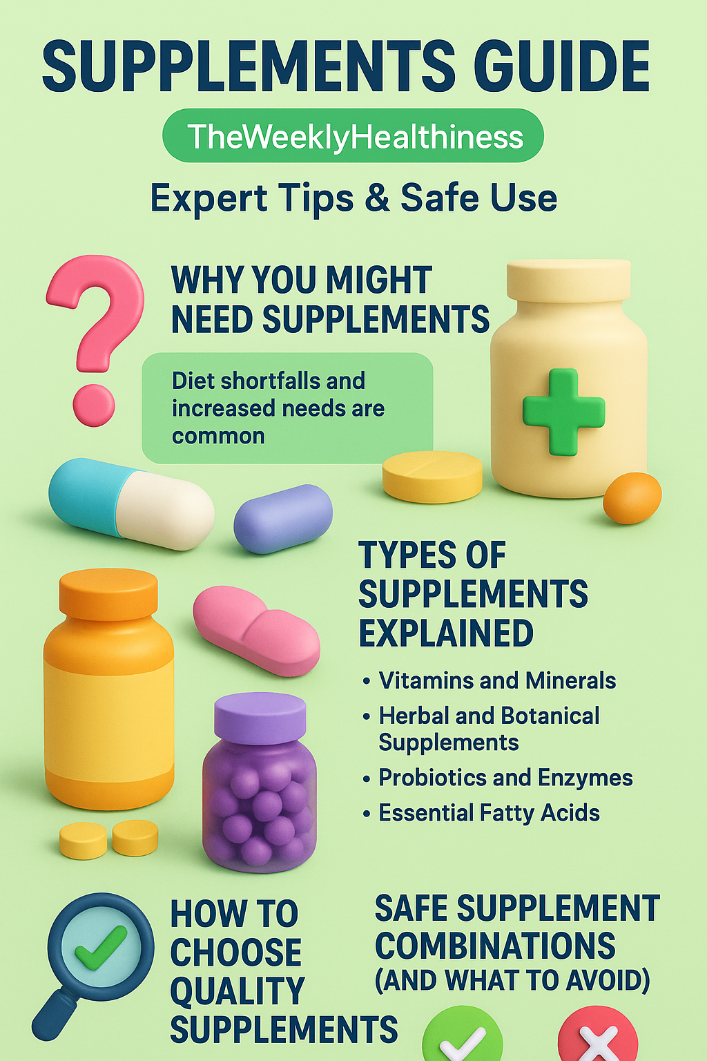 Supplements Guide – TheWeeklyHealthiness