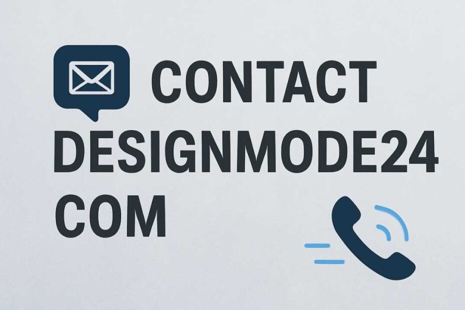 How to Contact DesignMode24.com Easily